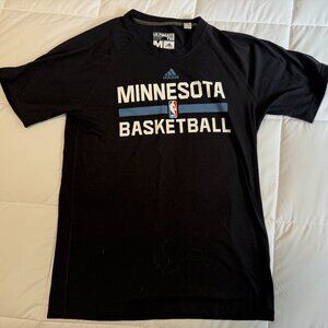 Men's ADIDAS Minnesota Timberwolves NBA Basketball Ultimate Tee T-Shirt - Size M